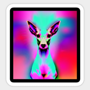 Graffiti Style Deer Sticker